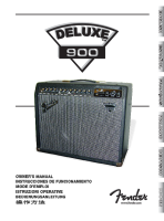 Fender Deluxe-900 - Owners Manual